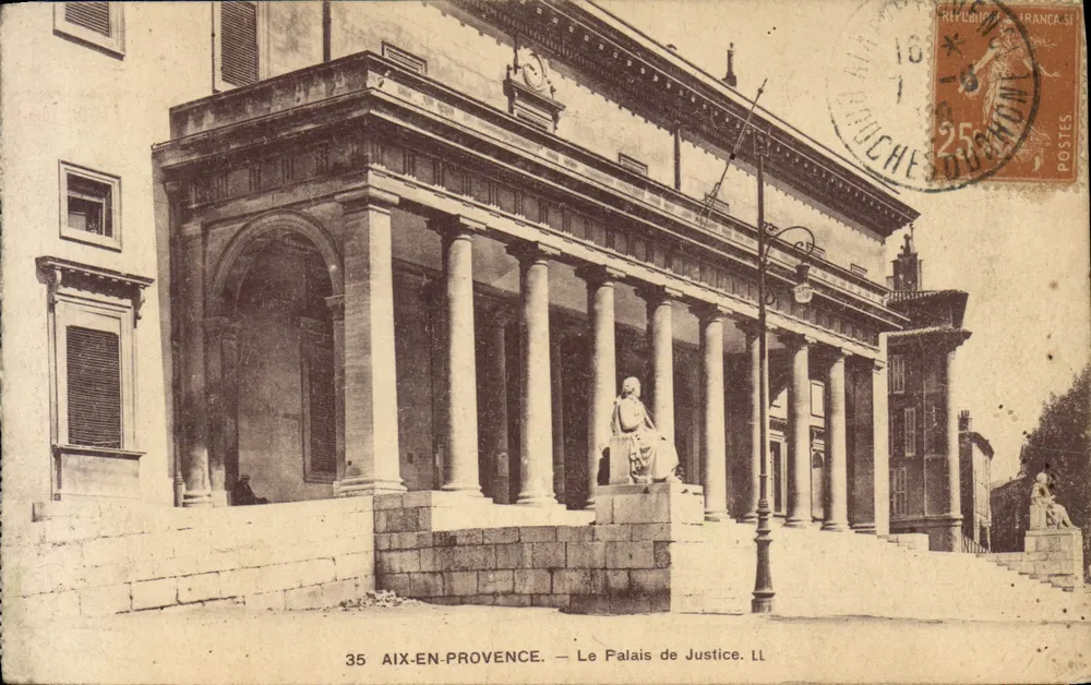 Aix-en-Provence — O Palácio de Justiça — LL n°35 - Frente
