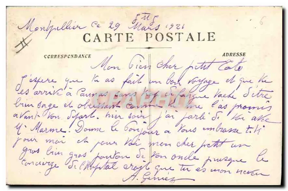 Aix-en-Provence — Palácio de Justiça — Editor F.P.O. n°13 - Verso