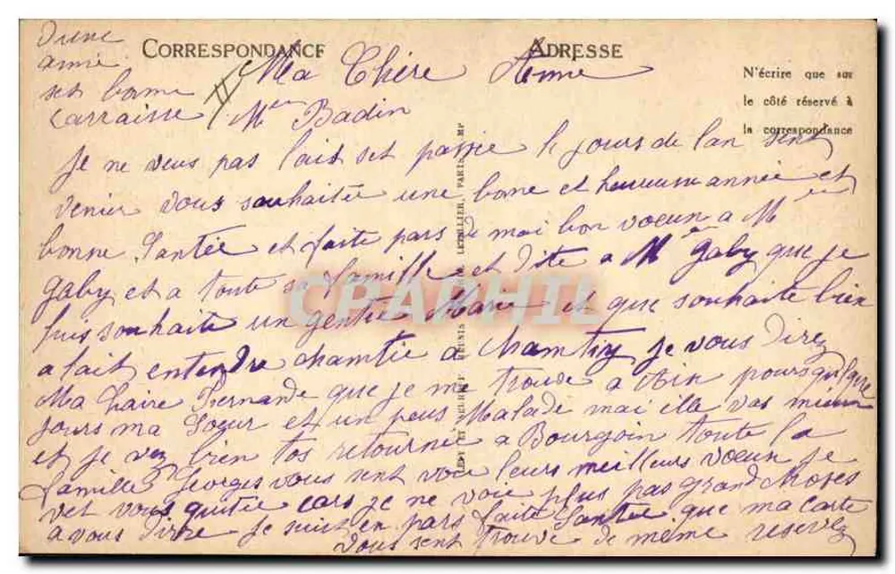 Aix-en-Provence — Place du Palais — LL. n°53 - Verso