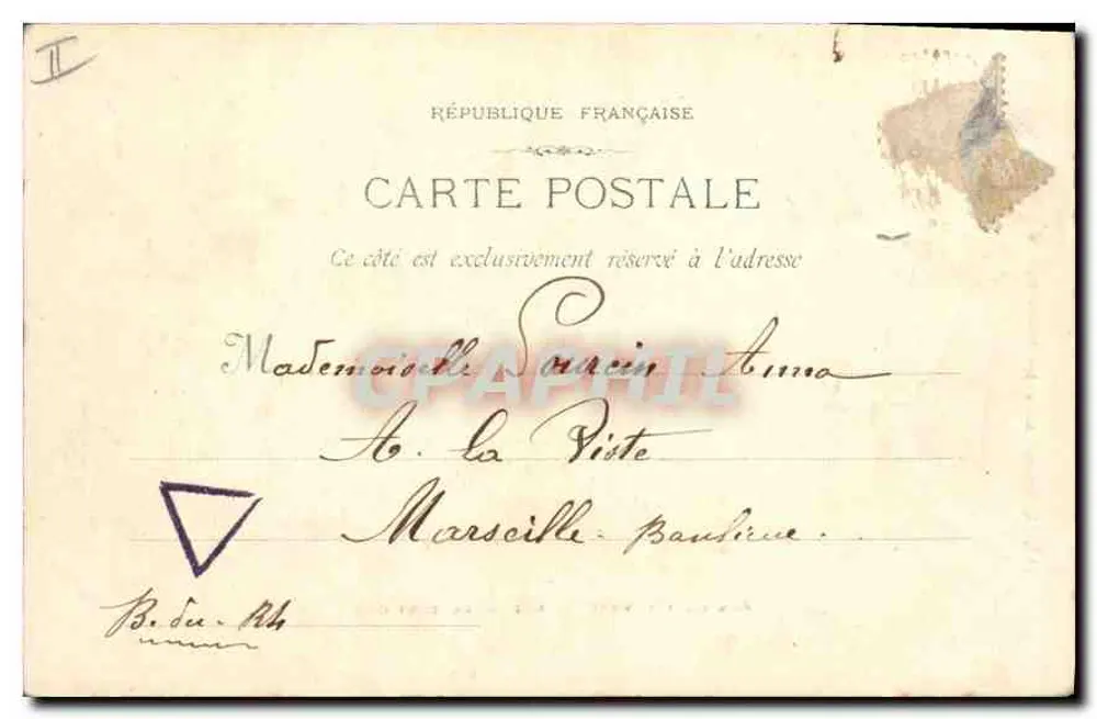 Aix-en-Provence — Palácio de Justiça — Souvenir Louis - Verso