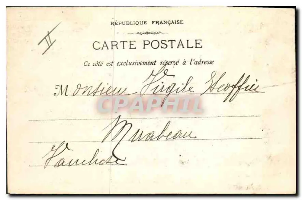 Aix-en-Provence - O Palácio de Justiça — Editor Jausaoud, n°6 - Verso