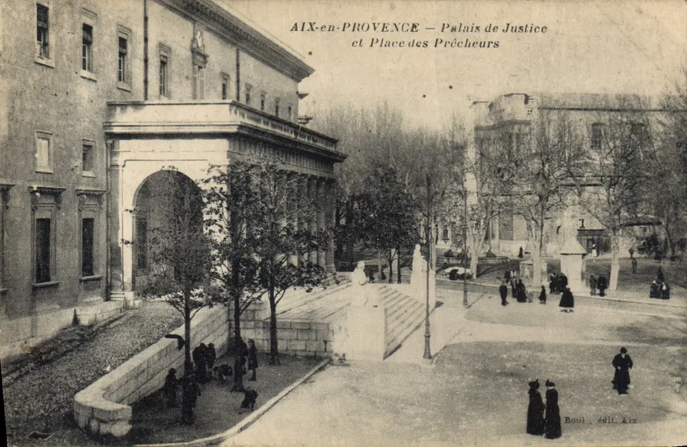 AIX-en-PROVENCE — Palais de Justice und Place des Prêcheurs — Boui, édit. Aix - Vorderseite