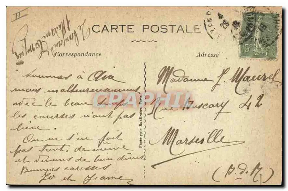 AIX-en-PROVENCE — Palais de Justice und Place des Prêcheurs — Boui, édit. Aix - Rückseite