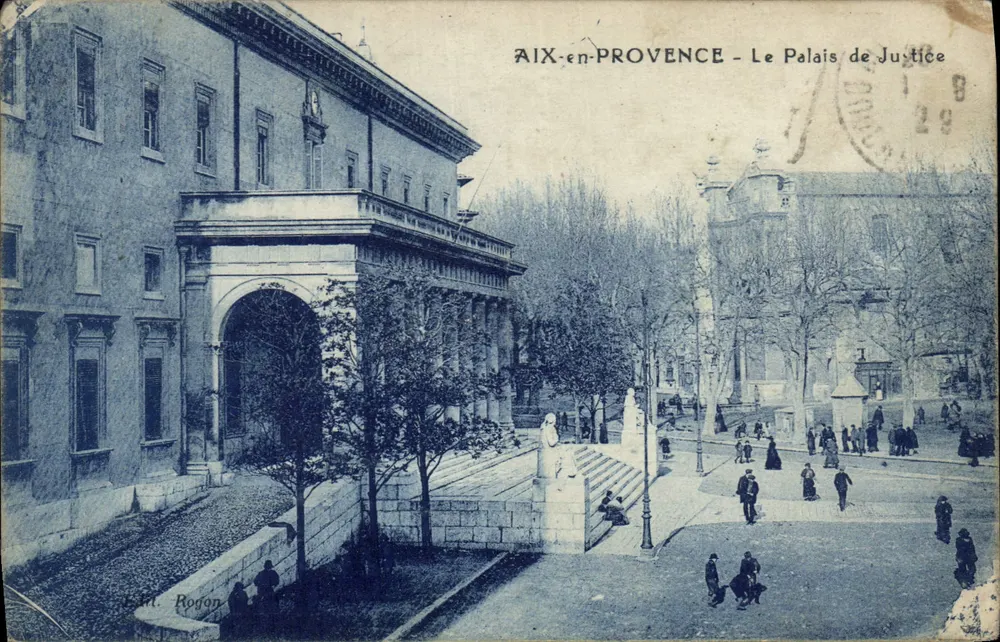 AIX-en-PROVENCE - O Palácio de Justiça — editor Rogon - Frente