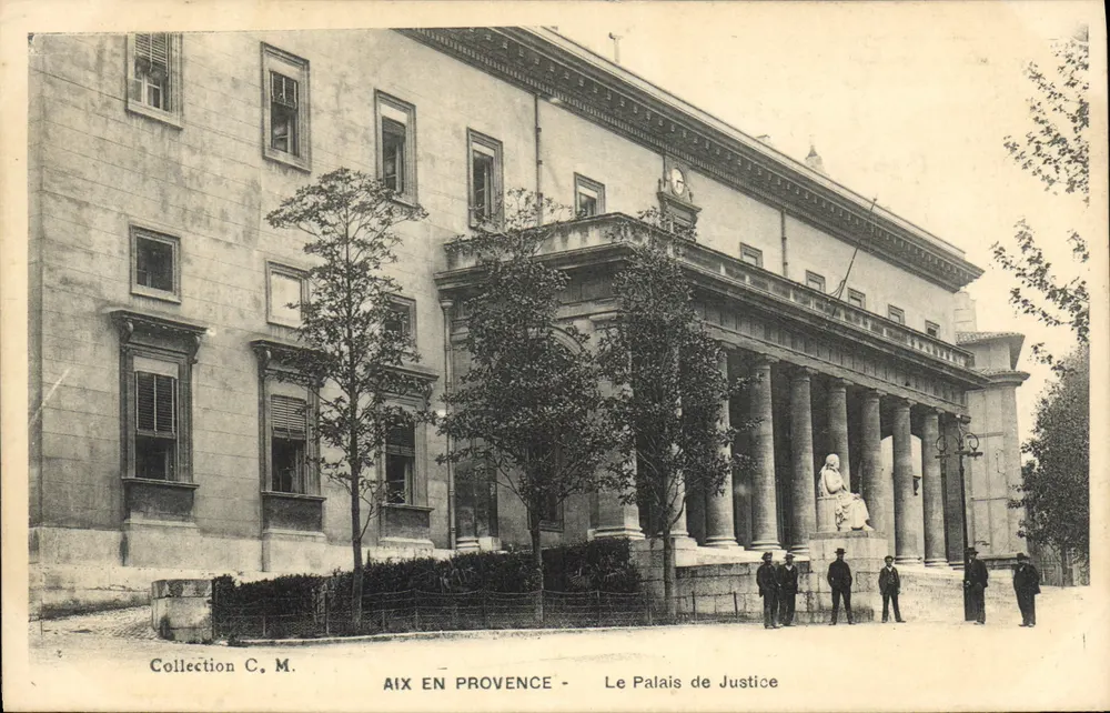 Aix-en-Provence — O Palácio de Justiça — Coleção C. M. - Frente