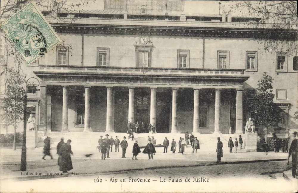 Aix en Provence — O Palácio de Justiça — Coleção Jaussaud - 160 - Frente