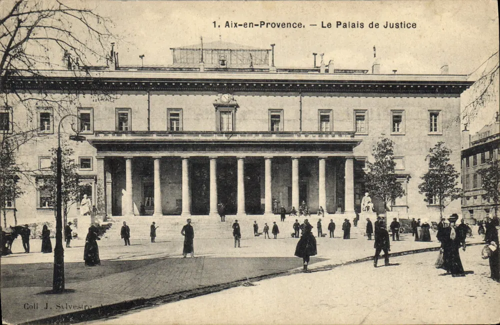 Aix-en-Provence — O Palácio de Justiça — Coleção J. Sylvestre - Frente