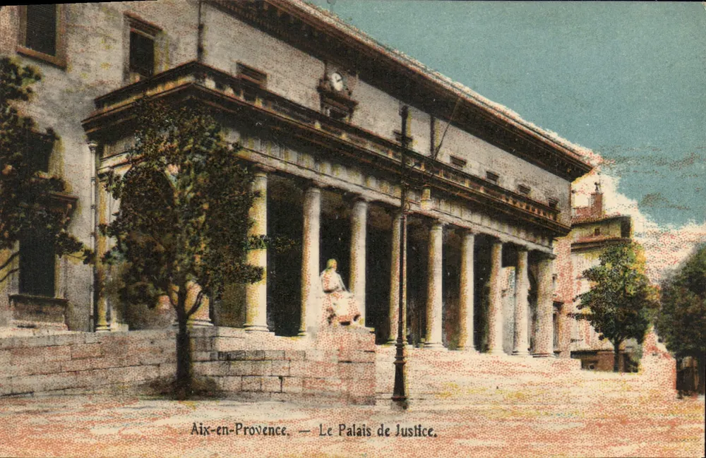 Aix-en-Provence — O Palácio de Justiça - Frente