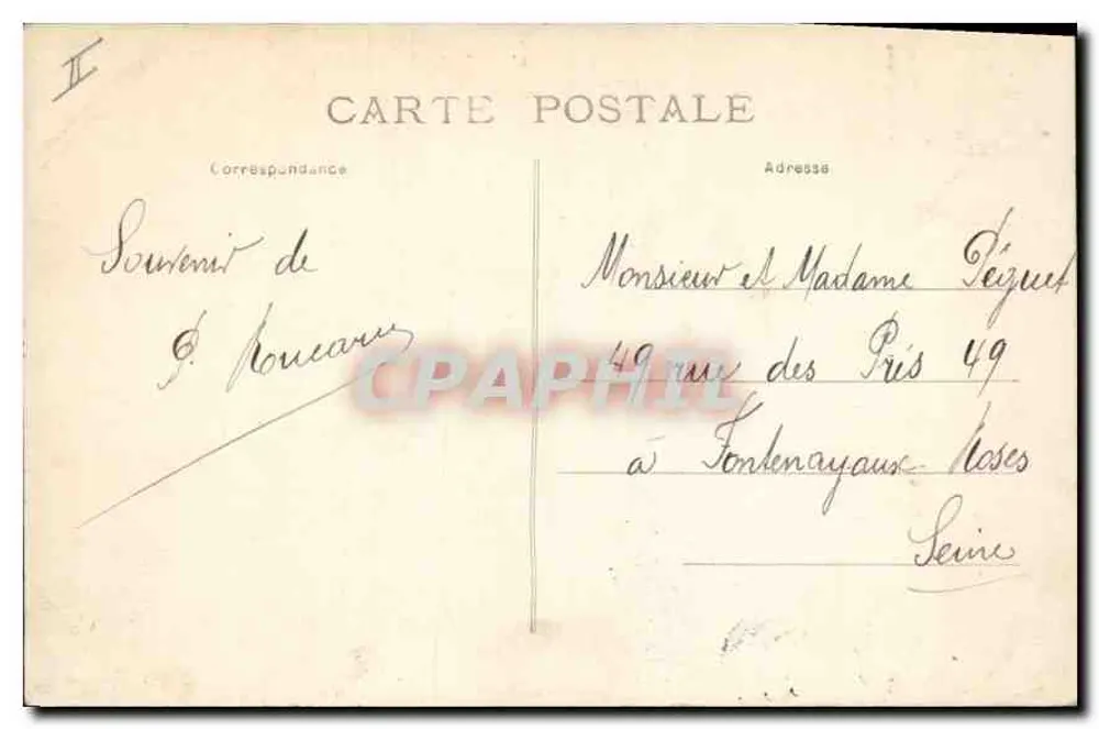 Auvergne — Viadukt von Garabit — Verleger nicht sichtbar - Rückseite