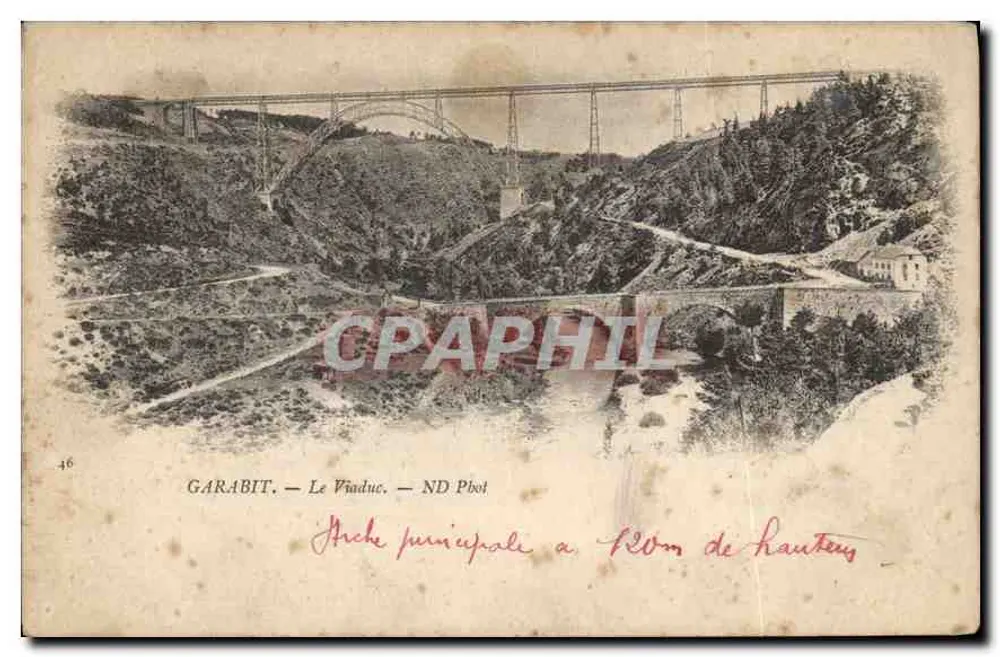 Garabit — O Viaduto — ND Phot - Frente
