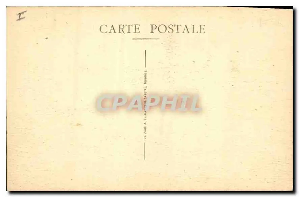Der Viadukt von Garabit (Cantal) — Ansicht des metallenen Viadukts mit technischer Inschrift — Imprimerie A. Thémat, Toulouse - Rückseite