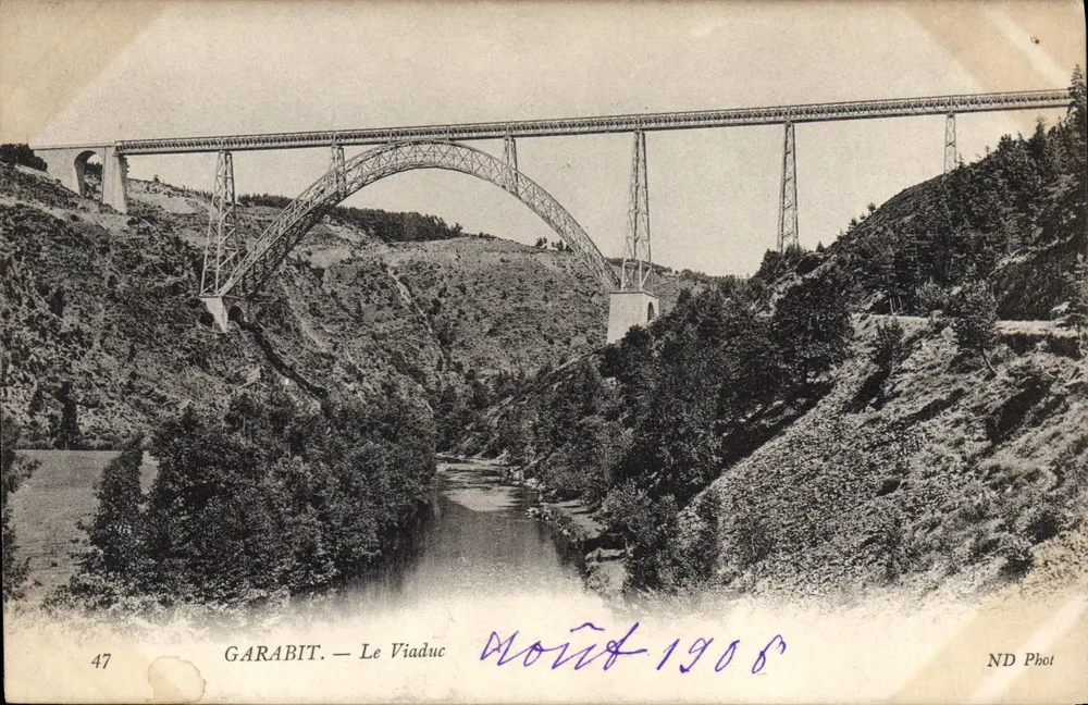 Garabit — O Viaduto — ND Phot, n°47 - Frente