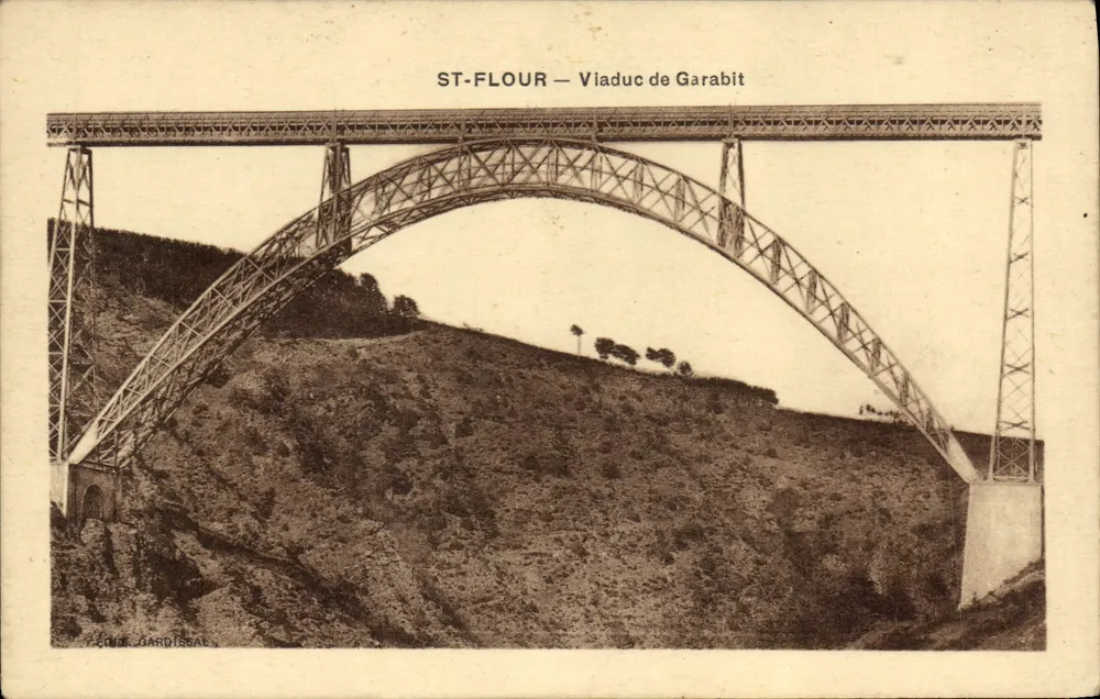 St-Flour — Viaduto de Garabit — Editor Gardissal - Frente