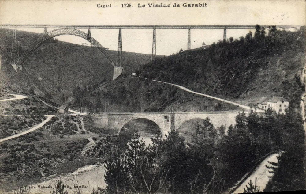 O Viaduto de Garabit — Cantal — 1725 — Pierre Malreux, L'Édit, Aurillac - Frente