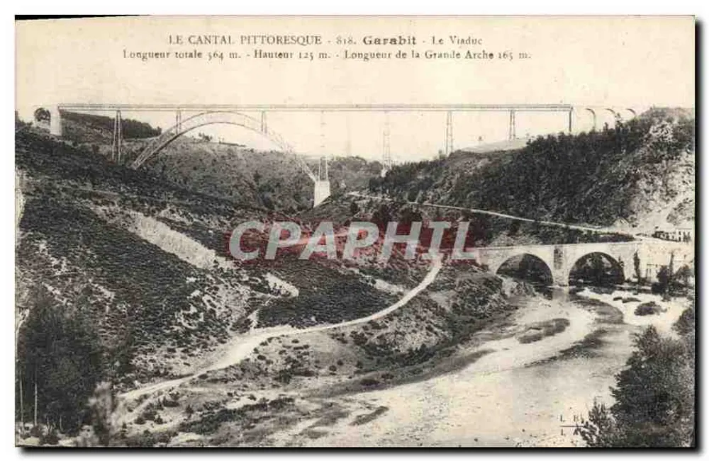Der malerische Cantal - Garabit - Der Viadukt — n° 818 - Vorderseite
