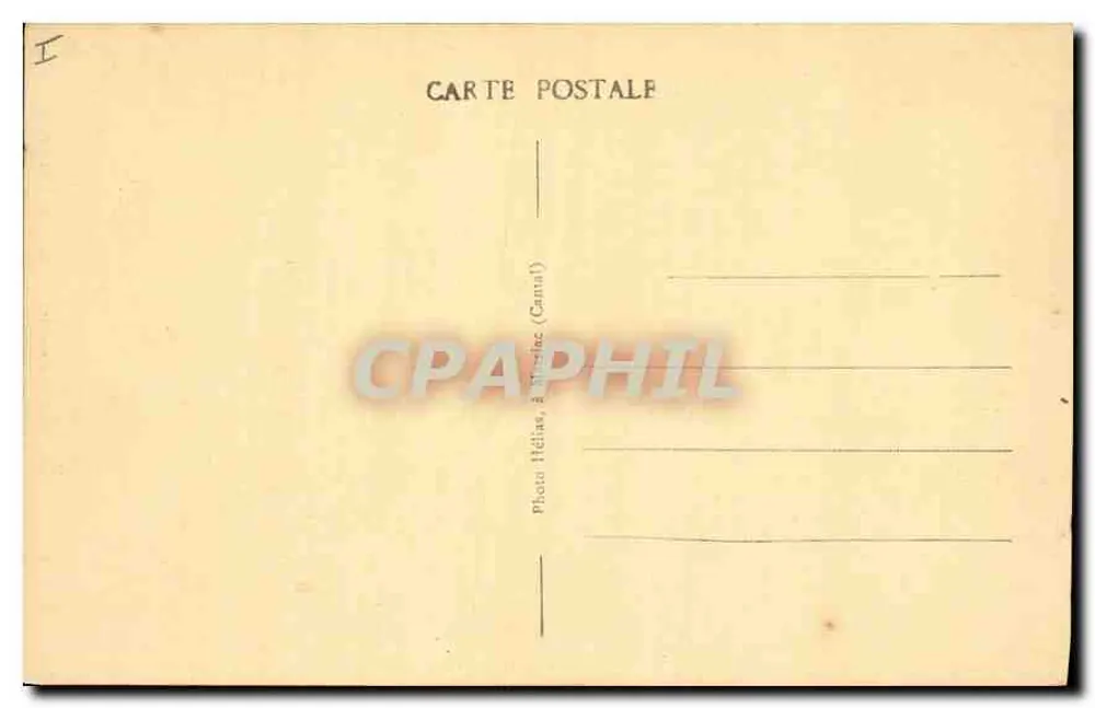 Le Garabit — Die Truyère und die Kurven der Straße — Éditions Simon-Clavel, Tabacs - Rückseite