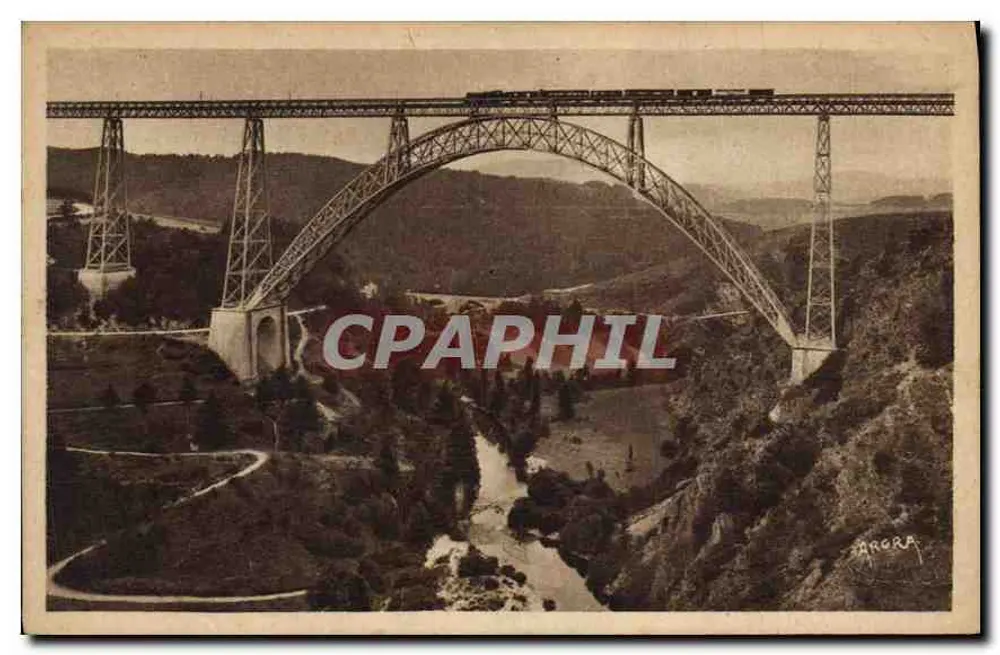 Garabit-Viadukt — Cantal — Verlag: Les Arts Graphiques, Toulouse - Vorderseite