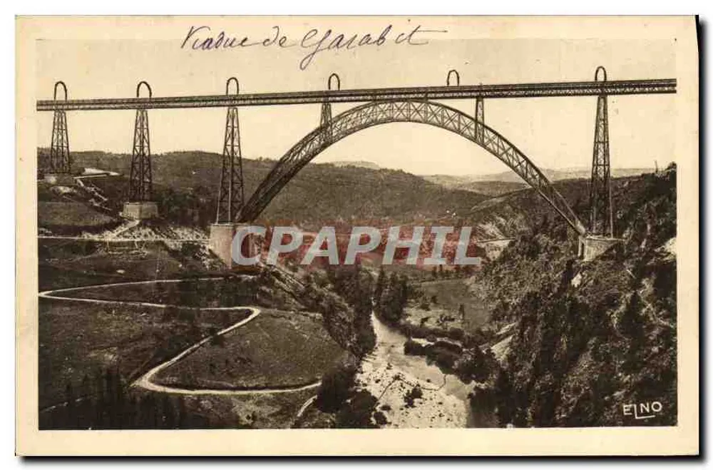 Grande Viaduto de Garabit — alt. 835 m. — Edição Léon Margerit - Frente
