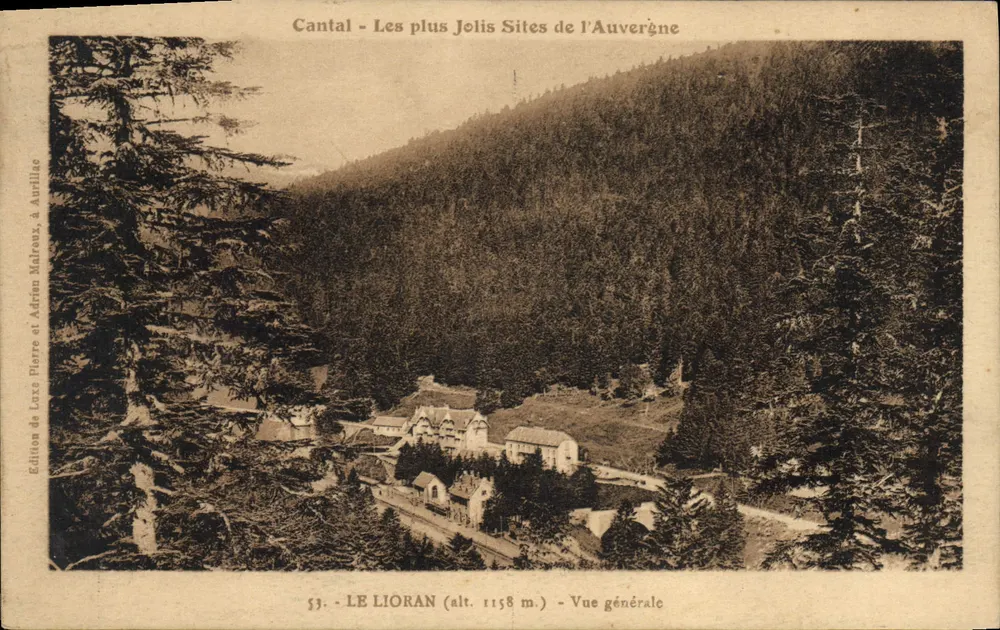 Le Lioran (alt. 1158 m.) — Allgemeiner Blick — Édition de Larc et Adrien Malraux, à Aurillac - Vorderseite