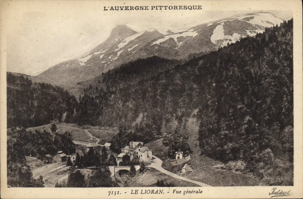 Le Lioran — Allgemeiner Blick — Idisol, n° 7151 - Vorderseite