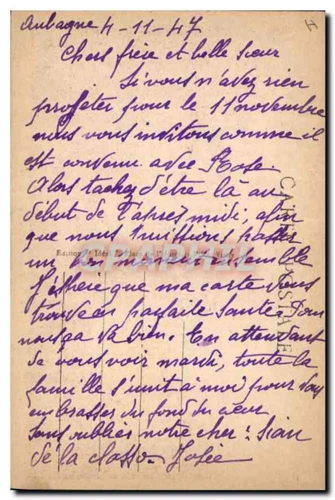 Le Lioran — Allgemeiner Blick — Idisol, n° 7151 - Rückseite