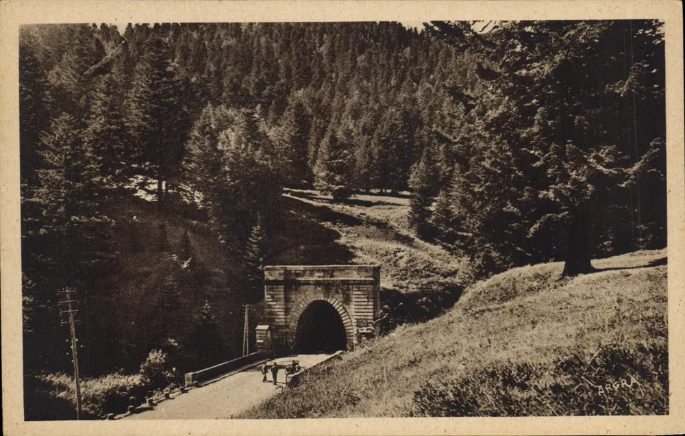 Nord-Eingang des Tunnels — Le Lioran (Cantal) — Les Arts Graphiques, 14 rue de la Concorde - Toulouse - Vorderseite