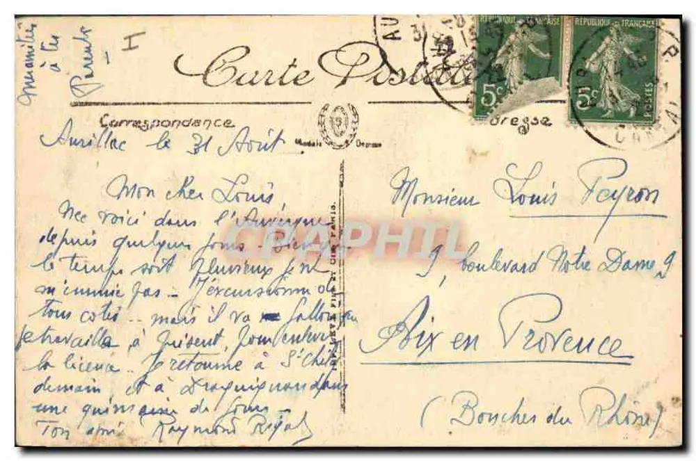 Le Lioran — Viaduc des Eisenbahns und Straße von Saint-Jacques — Éditeur Spécialité Nancy, n°12 - Rückseite