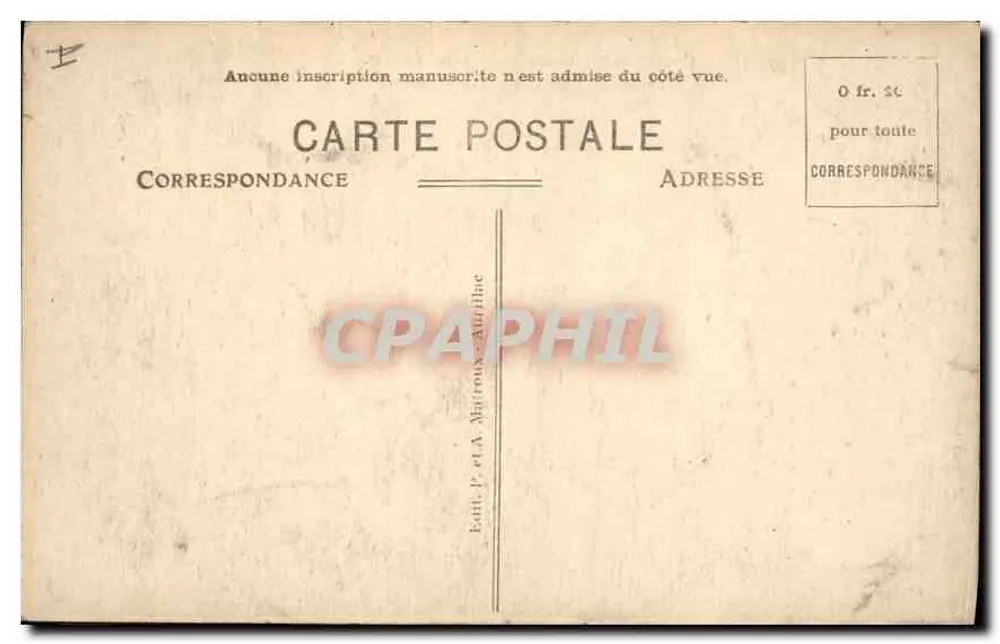 Le Lioran (alt. 1.158 m.) — Allgemeine Ansicht — Die pittoreske Auvergne — 1832 CANTAL - Rückseite