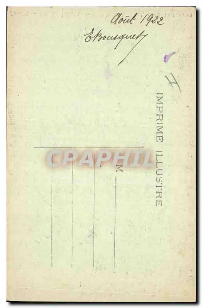 Le Lioran — Ausgang des Tunnels, Seite von Le Lioran — Kanton Canutat — n°256 - Rückseite