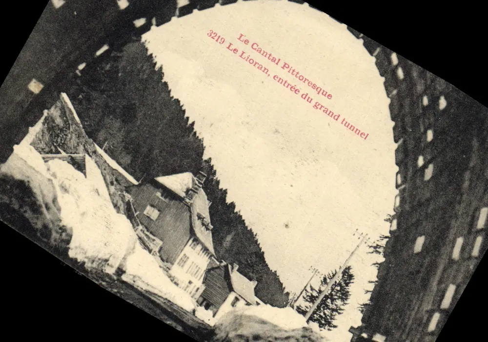 Le Lioran, Eingang zum großen Tunnel — Le Cantal Pittoresque — Nr. 3219 — Verlag Auriac - Vorderseite