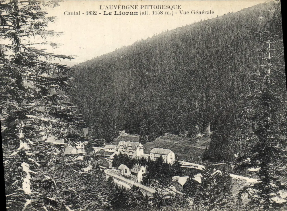Le Lioran — Allgemeiner Blick — Das malerische Auvergne - Vorderseite