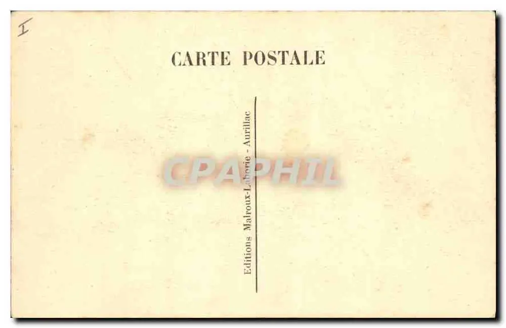 Le Lioran im Winter - Die Schlucht — Das malerische Cantal — Editions Malhoux-Labrière-Aurillac, Nr. 444 - Rückseite