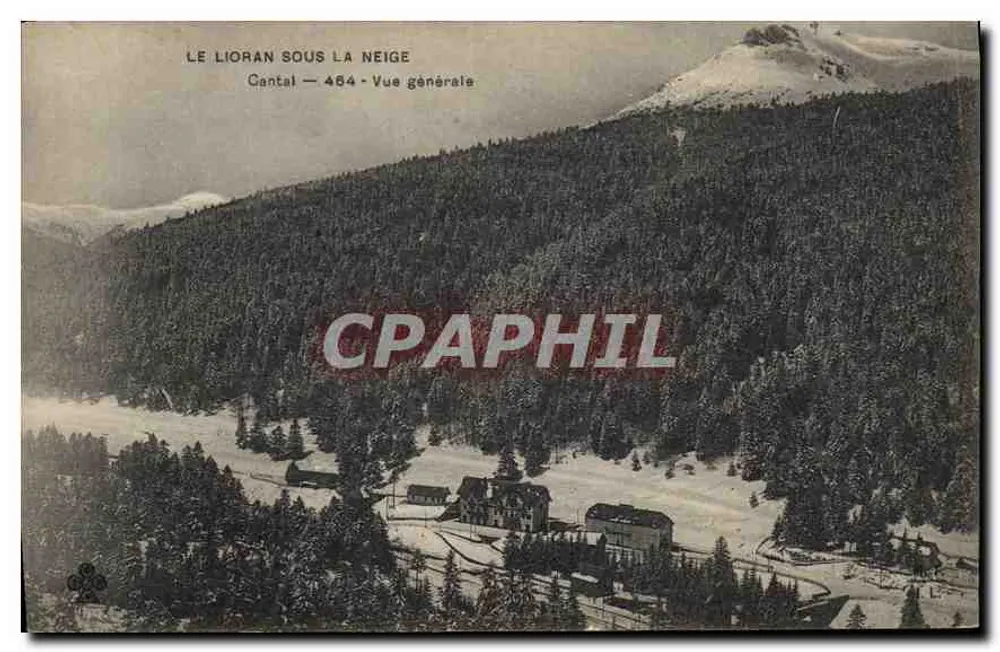 Le Lioran unter Schnee — Cantal — Allgemeiner Blick — 484 - Vorderseite