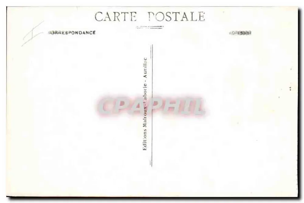 Der Cantal Pittoresk — Ausfahrt aus dem Tunnel — Éditions Maltroux-Aurillac - Rückseite