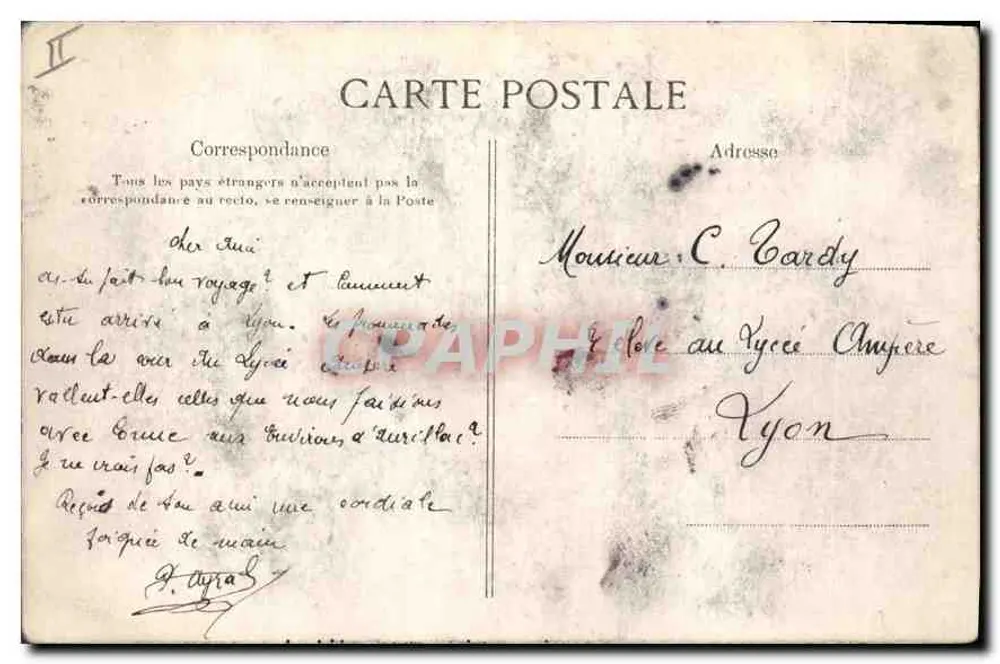 Ausfahrt des Tunnels (Seite Licran) — Le Cantal pittoresque — L. Roux, Buchhändler-Verleger, Aurillac - Rückseite