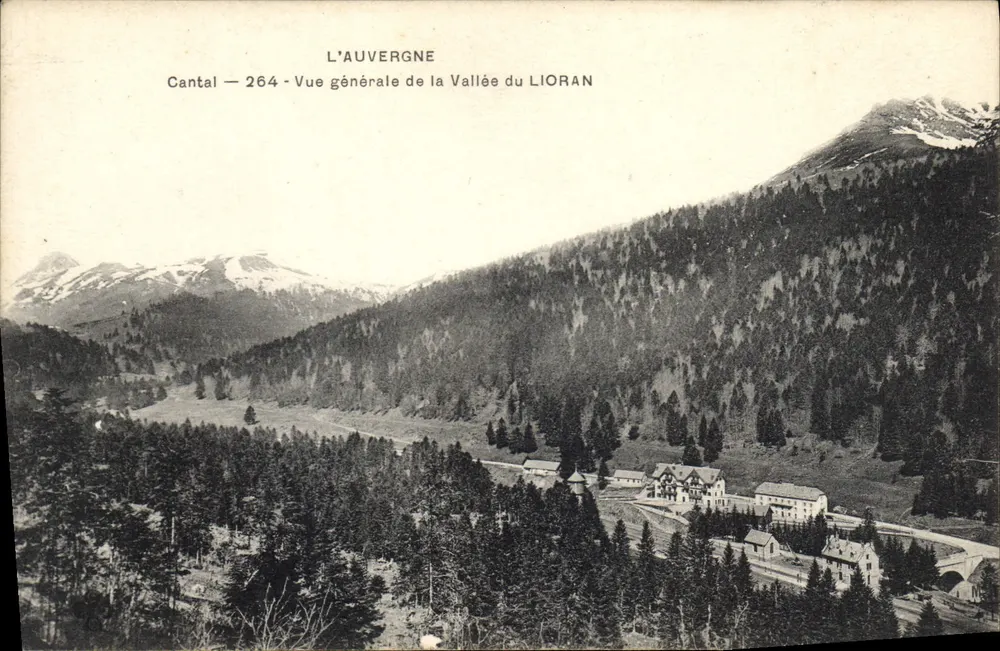 Tal des Lioran — Allgemeiner Blick — Auvergne, Cantal — Nr. 264 - Vorderseite