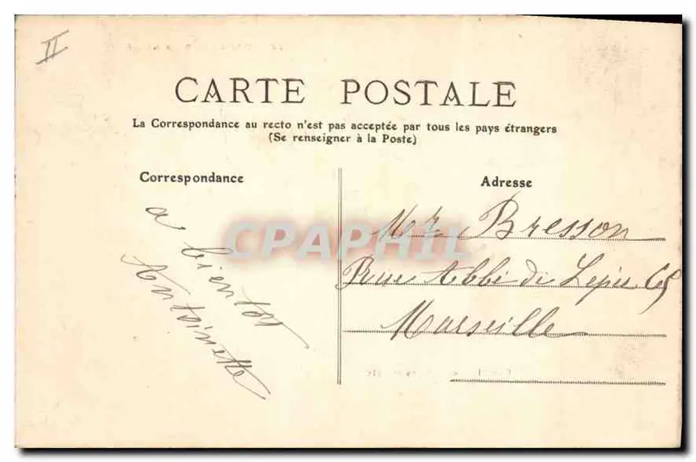Le Lioran unter Schnee — Cantal — 468 — Die Hotels — M.T. I.L. - Rückseite