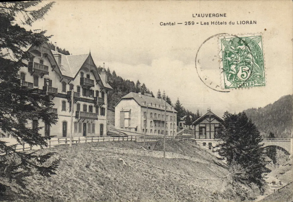 Die Hotels von Lioran — Auvergne — Verlag L'Auvergne, Nr. 259 - Vorderseite