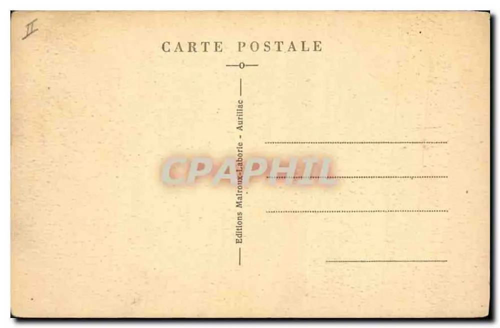 Le Lioran — Die Kapelle — Das pittoreske Cantal - Rückseite