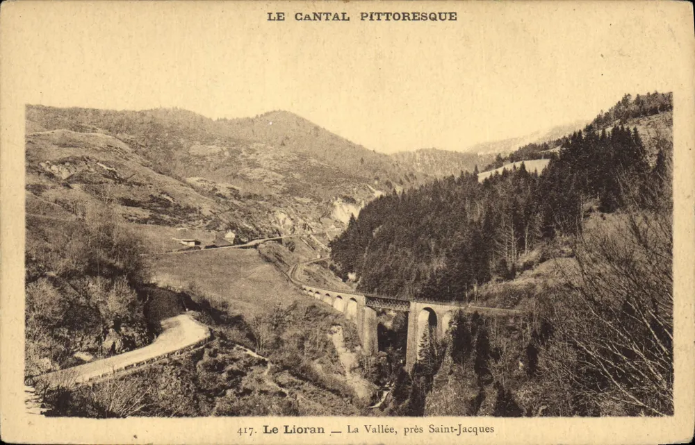 Le Lioran — La Vallée, près Saint-Jacques — Éditions Marroux-Labat & Delerat, Aurillac - Vorderseite