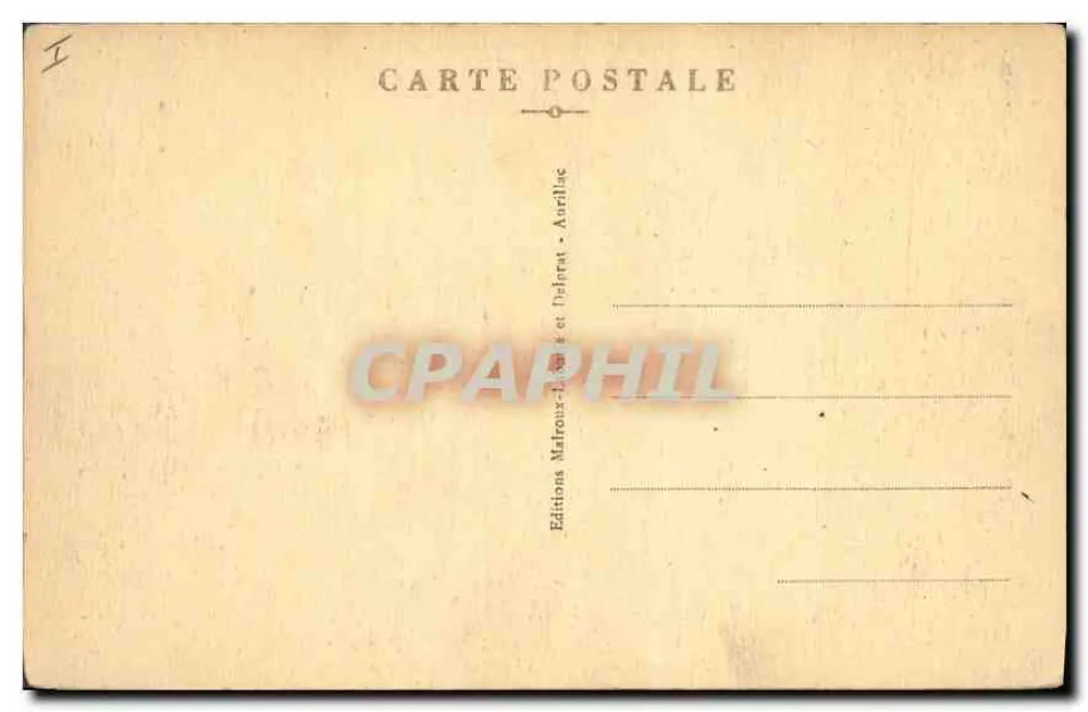 Le Lioran — La Vallée, près Saint-Jacques — Éditions Marroux-Labat & Delerat, Aurillac - Rückseite