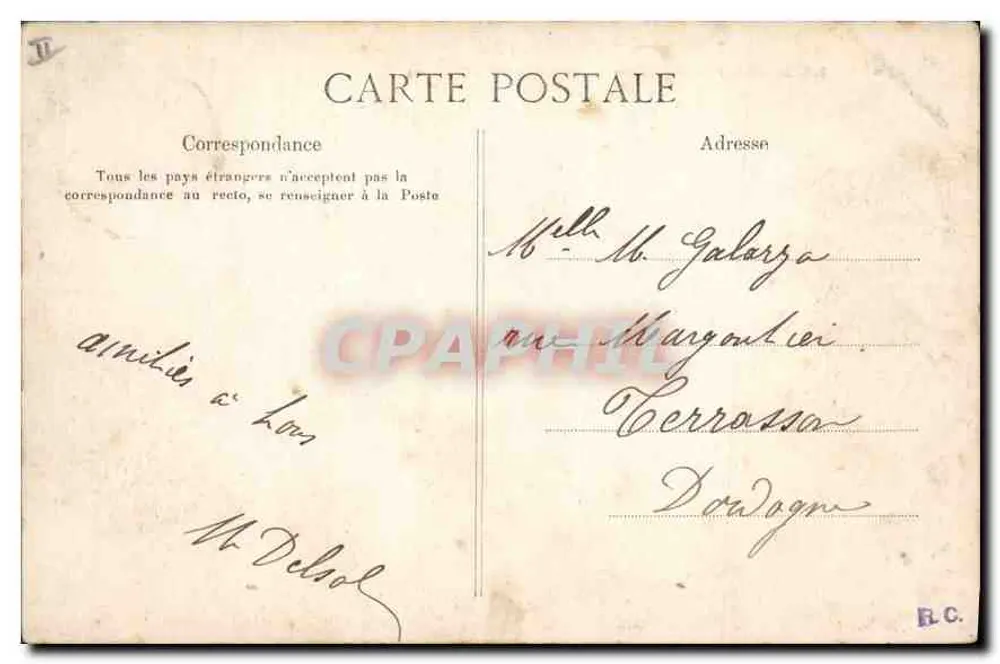 Le Lioran — Hotel de la Compagnie d'Orléans — Serie 433 - Rückseite