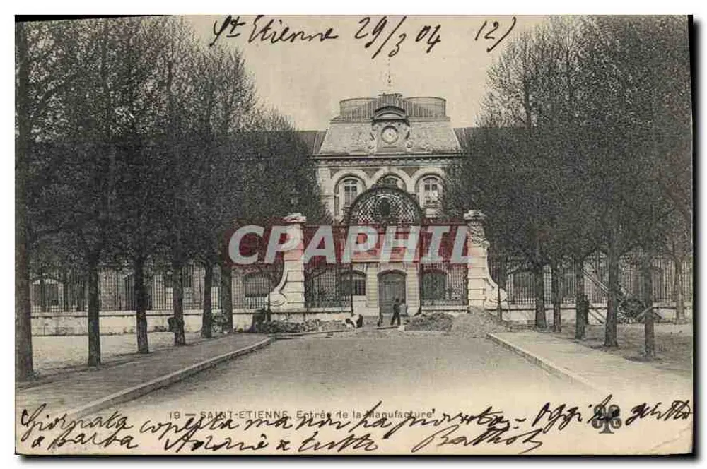 Saint-Étienne — Entrada da Fábrica — Editor anônimo, n° 19 - Frente