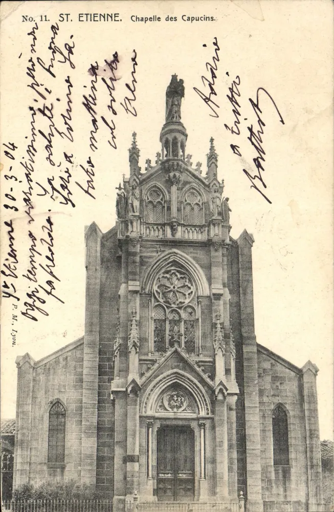 St. Etienne — Capela dos Capuchinhos — P. M. Lyon, No. 11 - Frente