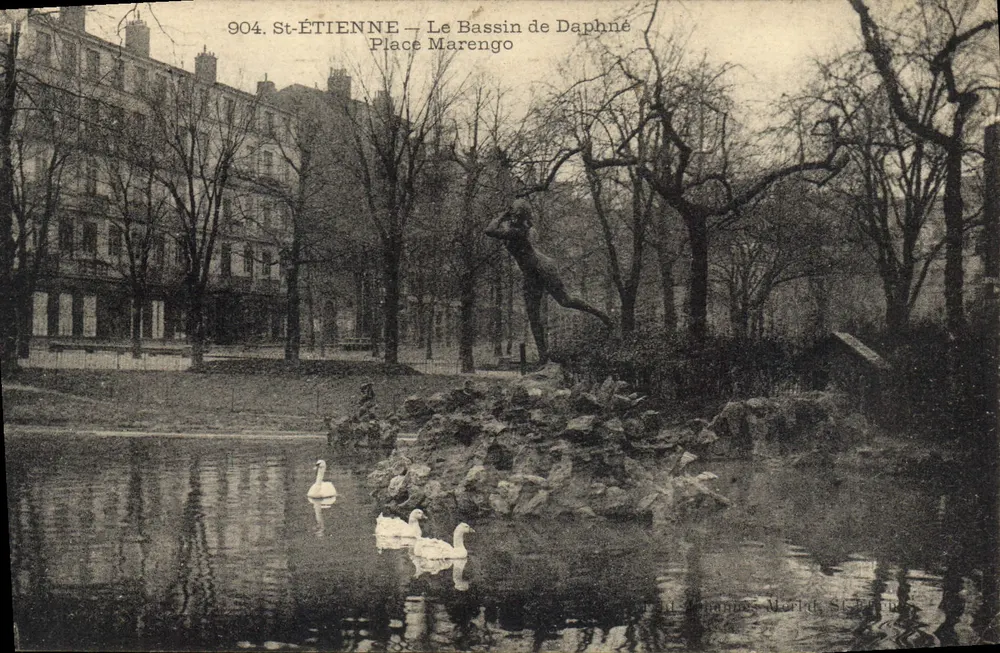St-ÉTIENNE — Der Daphné-See — Place Marengo — n° 904 - Vorderseite
