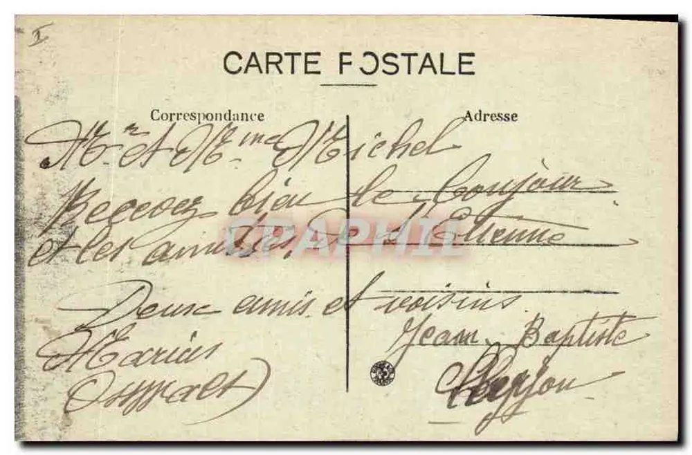 St-ÉTIENNE — Der Daphné-See — Place Marengo — n° 904 - Rückseite