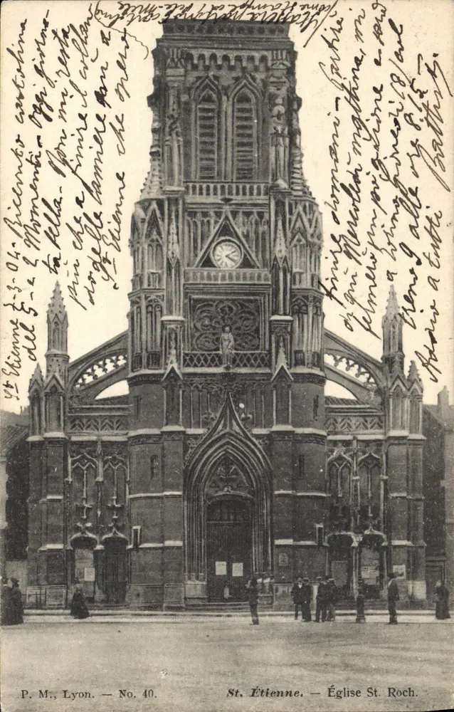 St. Étienne — Igreja de São Roque — P. M., Lyon — No. 40. - Frente