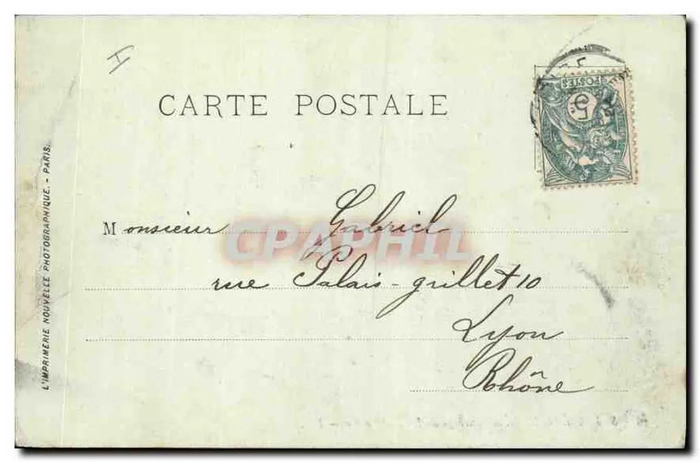 Saint-Étienne — Barragem de La Roche-aillée — L.I. - Verso
