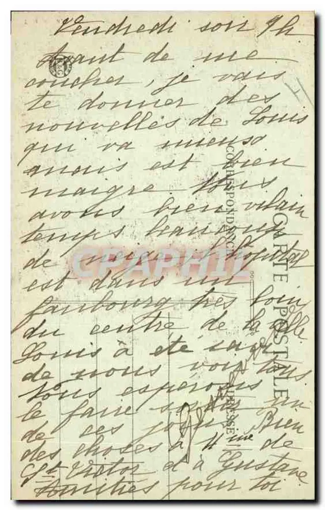 Saint-Étienne — Igreja de Santa Maria — Carta postal n°202 - Verso