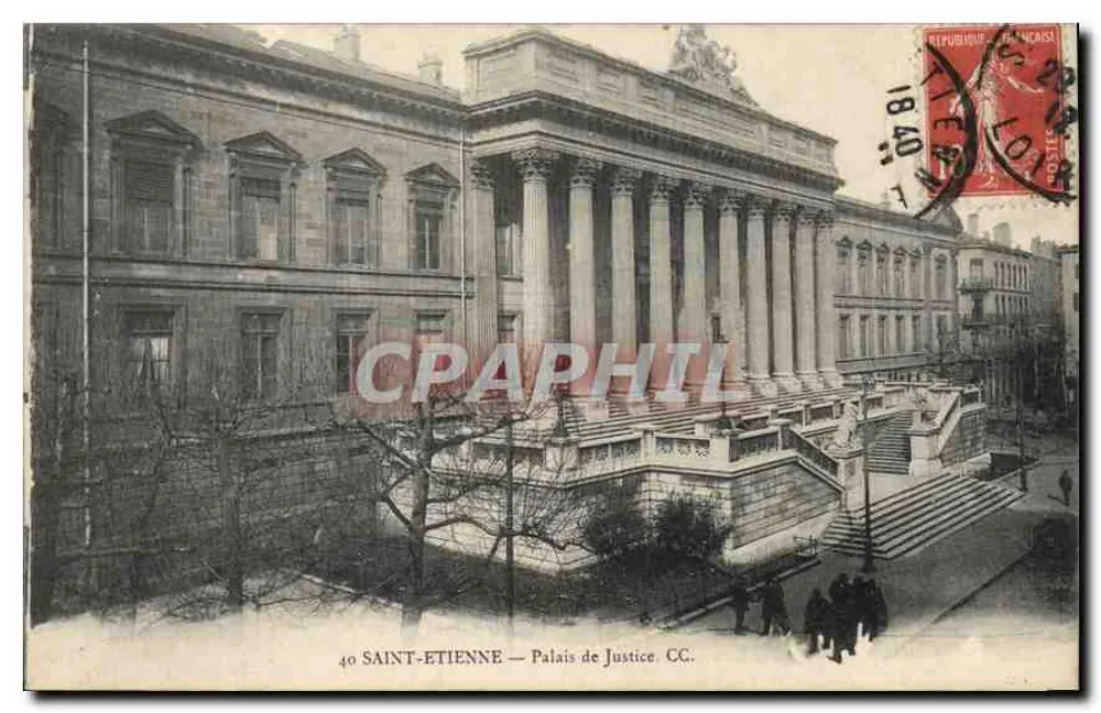 SAINT-ETIENNE — Palácio de Justiça, CG. - Frente